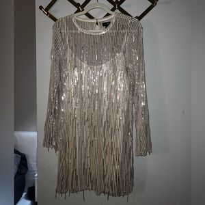Versona Sparkle Gold Dress